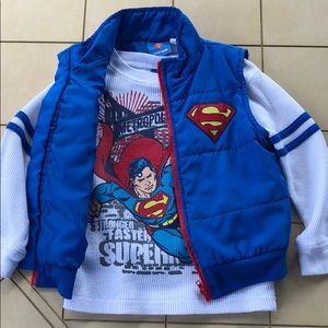 Superman Thermal Shirt and Vest